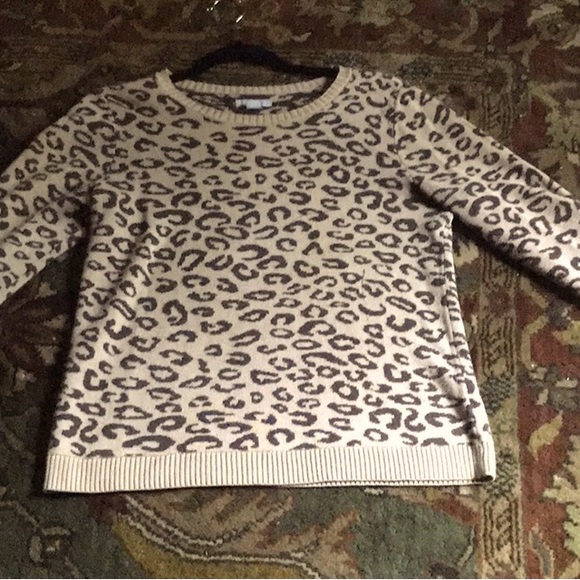 Cheetah Print Sweater - Picture 1 of 1